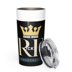 Tapered stainless steel tumbler